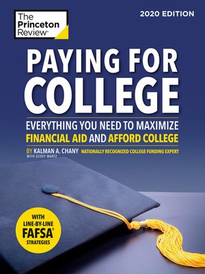 cover image of Paying for College, 2020 Edition